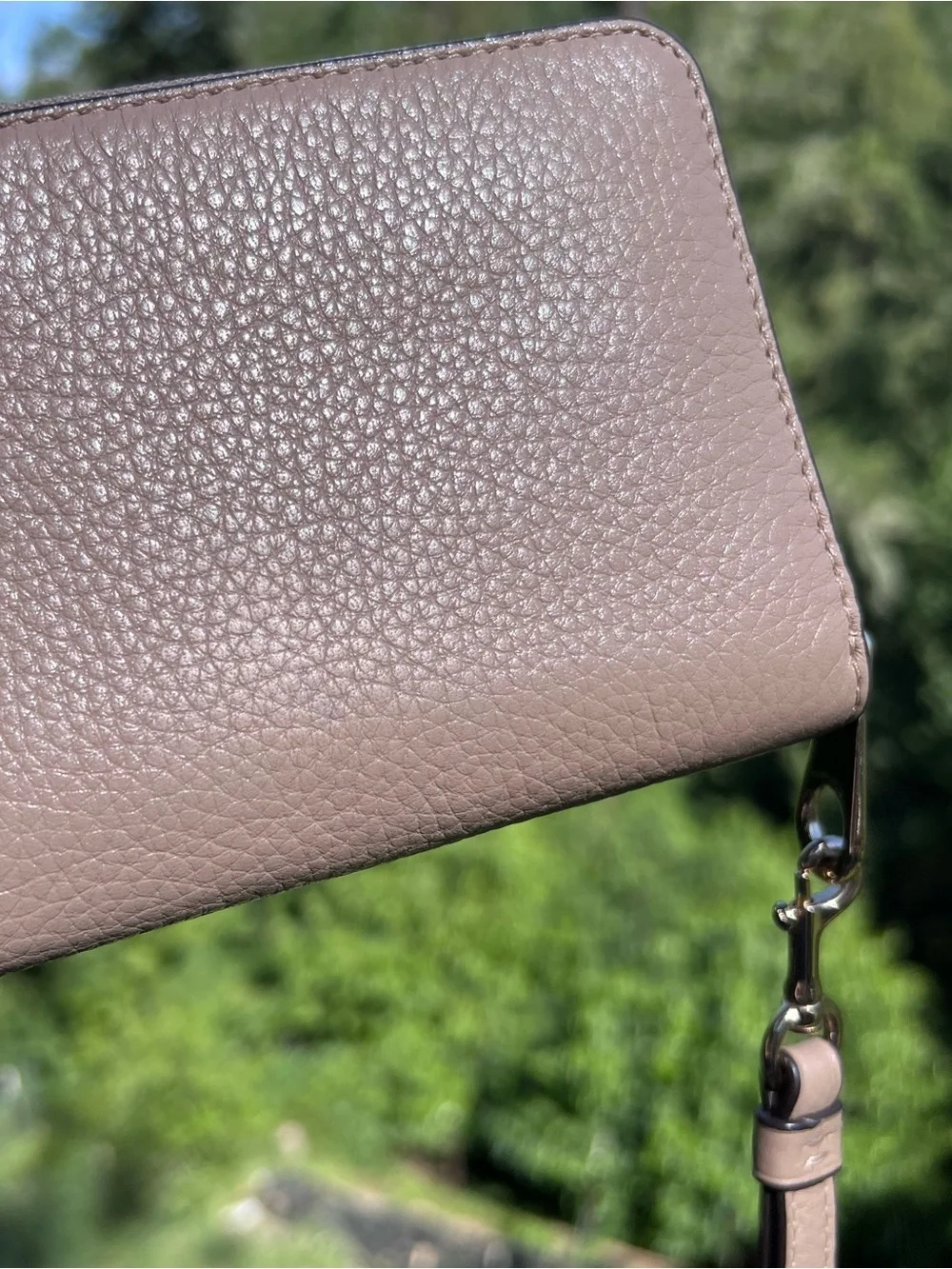 Coach long zip